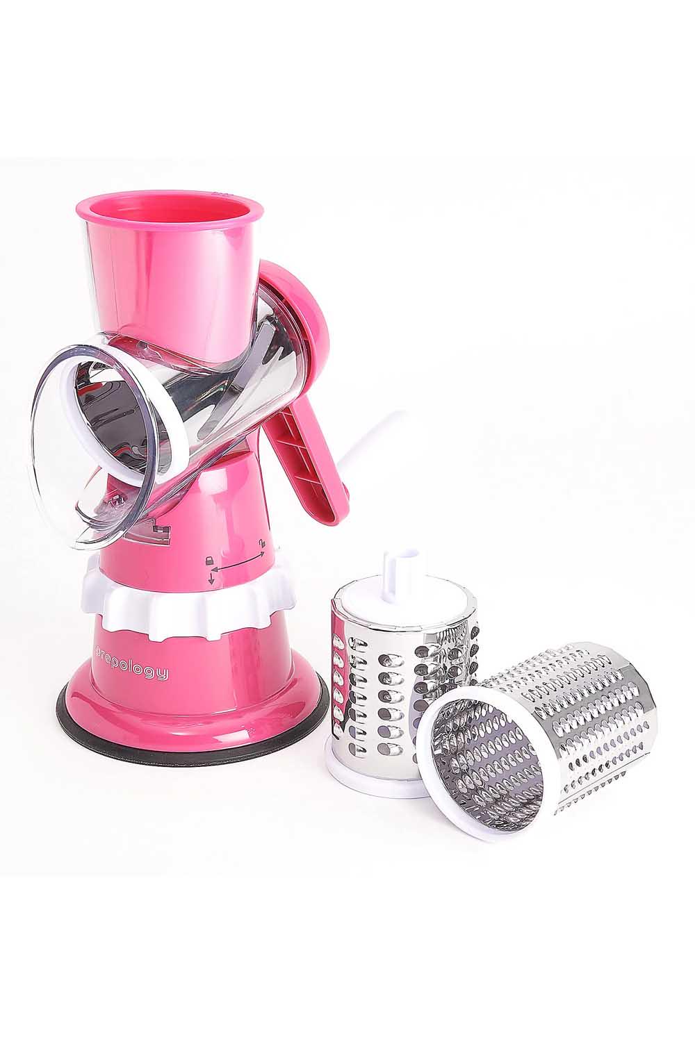 Prepology Countertop Slicer & Grater w/ 3 Barrels 