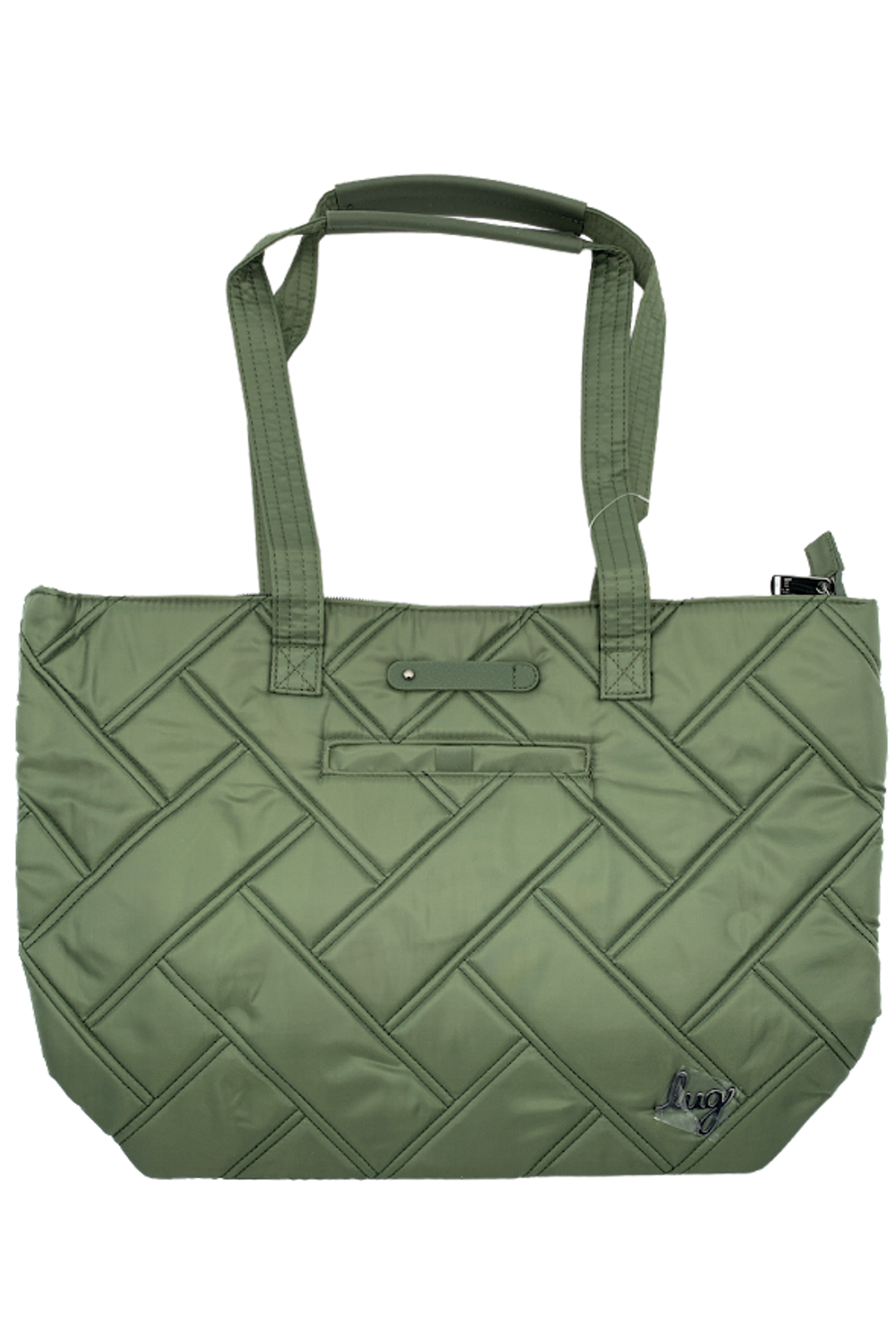 Lug Medium Tote with Trolley Sleeve Skyliner Olive Green Jender