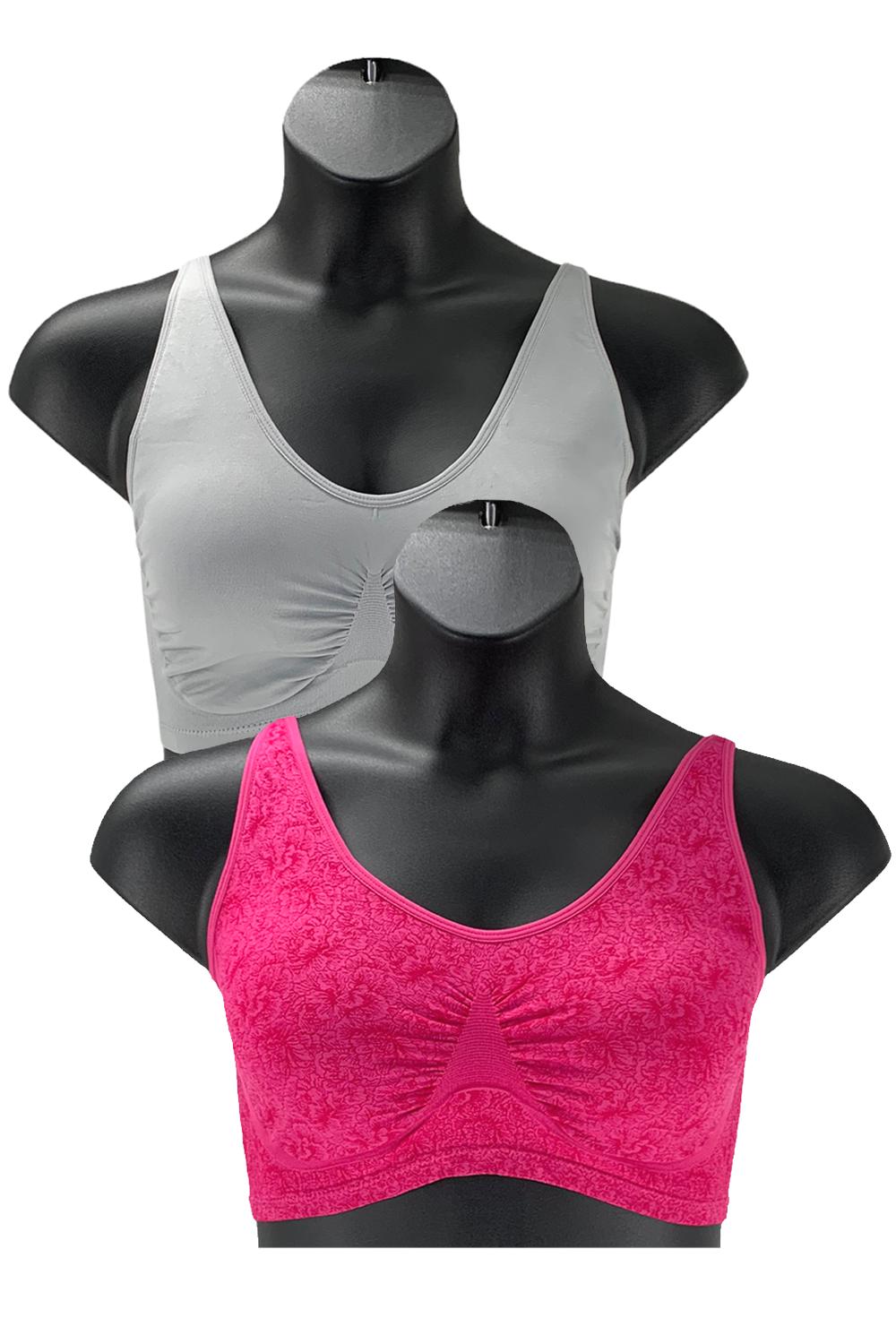 Jacquard Ahh Bra with Removable Pads, Bras