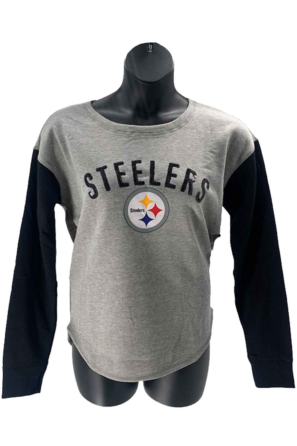 G-III NFL Women's Heathered Crewneck Sweatshirt Steelers