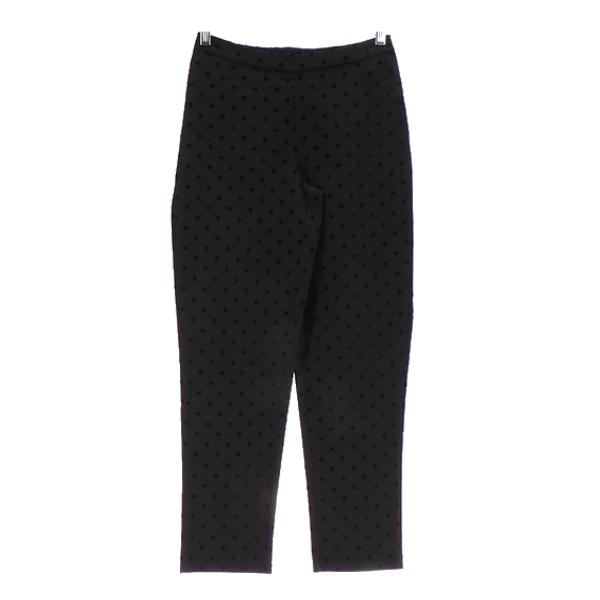 Quacker Factory Wide Leg Polka Dot Pants 