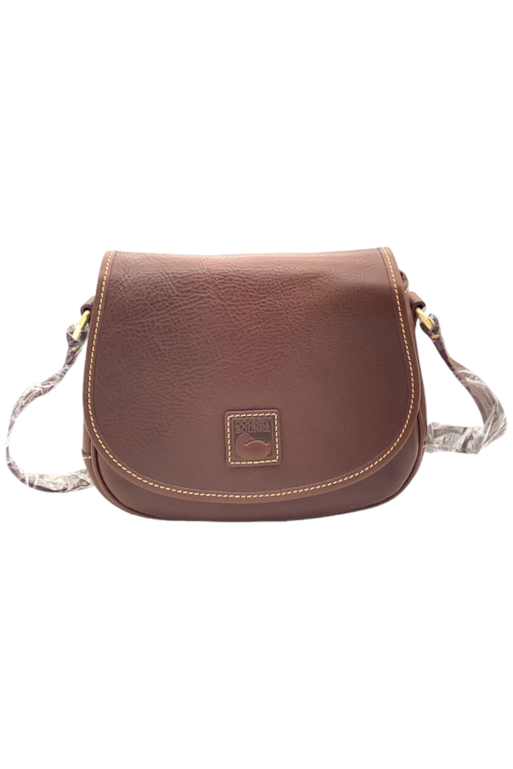 Dooney & Bourke Florentine Leather Saddle Crossbody Bag 