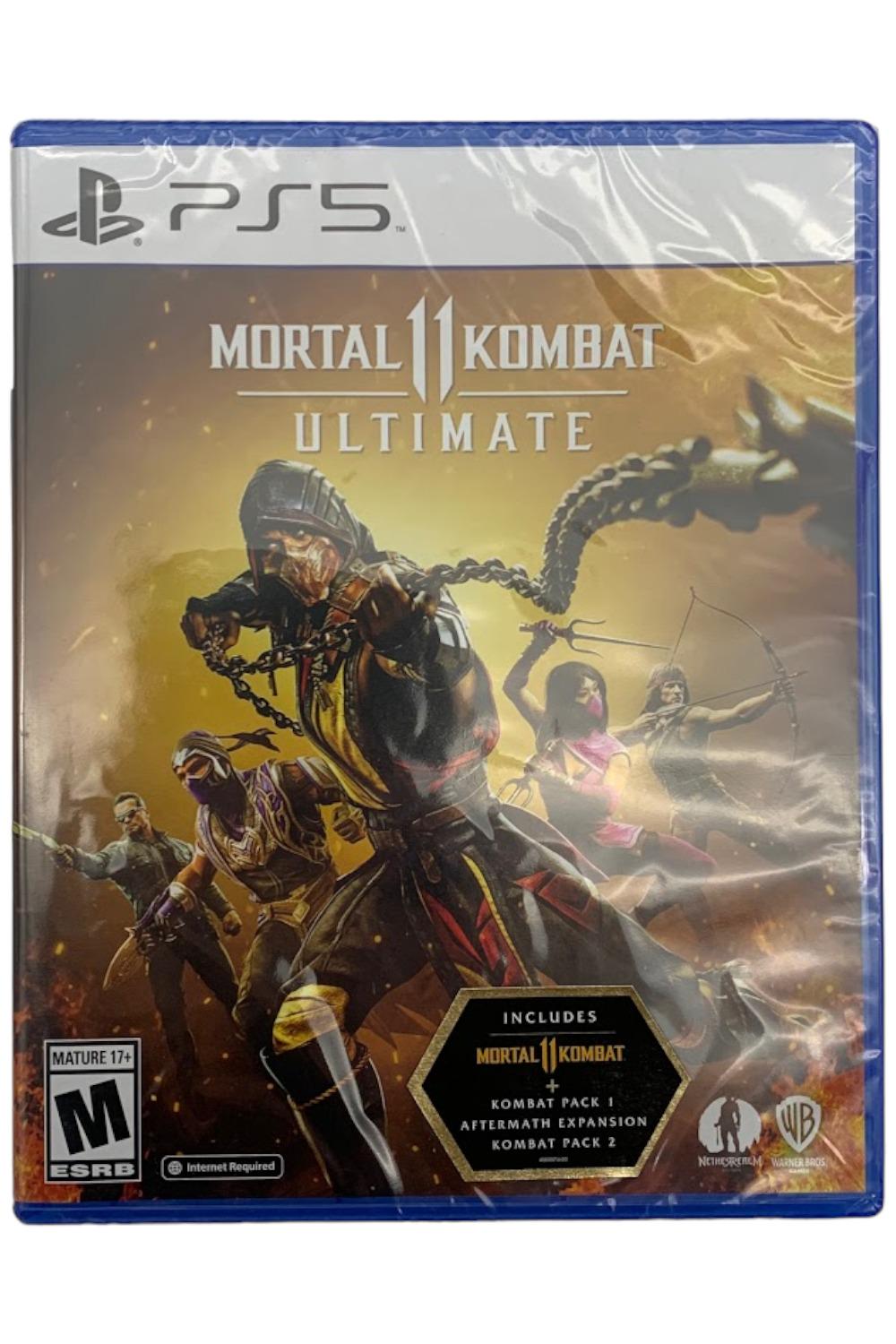 Mortal Kombat 11 Ultimate (PS5 / Playstation 5) with Kombat Pack 1,  Aftermath and Kombat Pack 2 