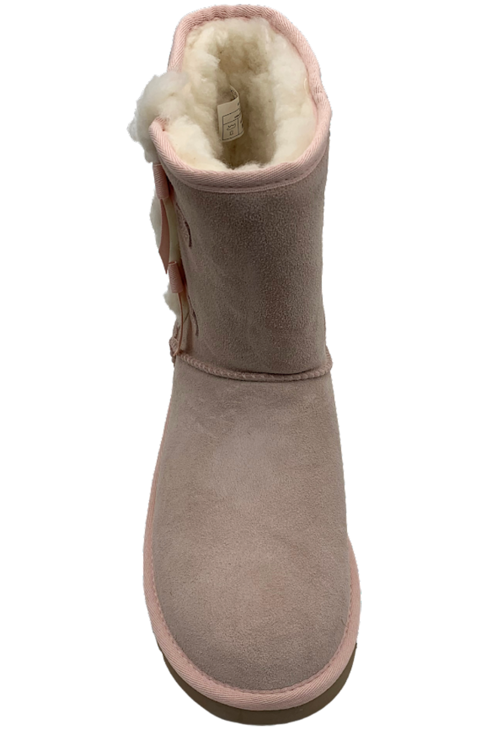 Koolaburra by UGG Suede Bow Short Boots Victoria Peach Whip | Jender