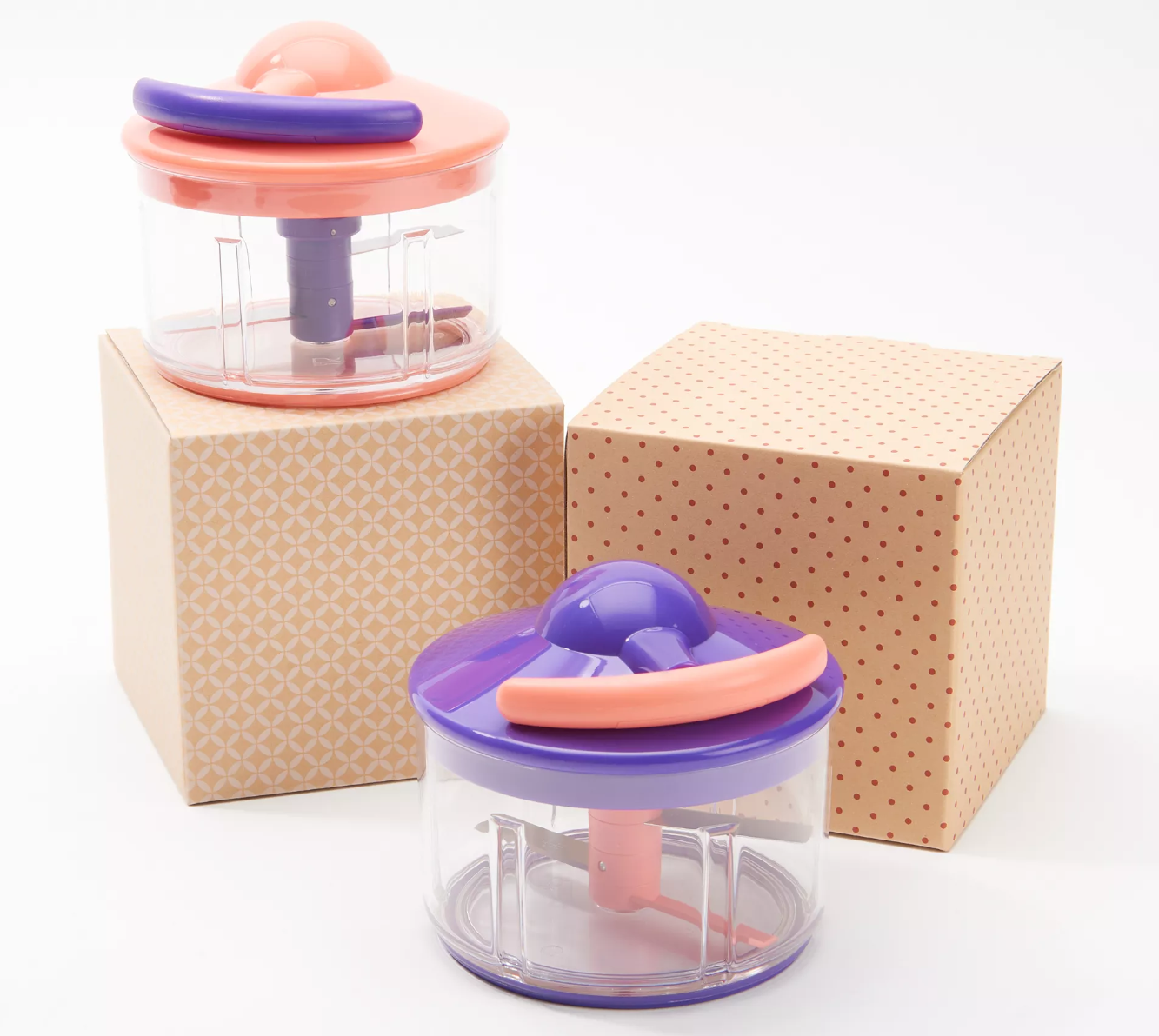 Kitchen HQ 2-piece Set of Pull Choppers in Gift Boxes