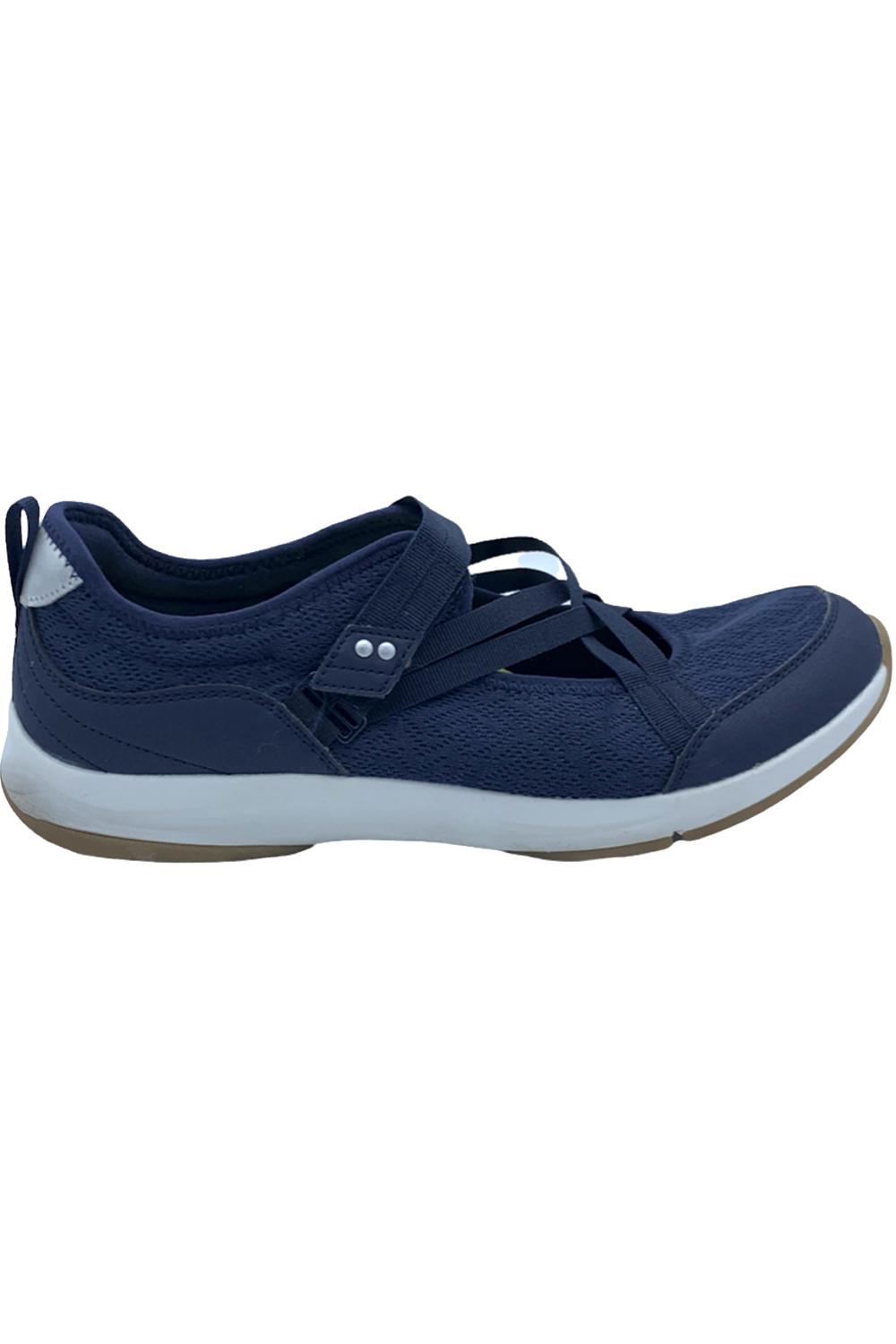 Ryka Adjustable Mesh Mary Jane Sneakers Katana Navy Blue | Jender