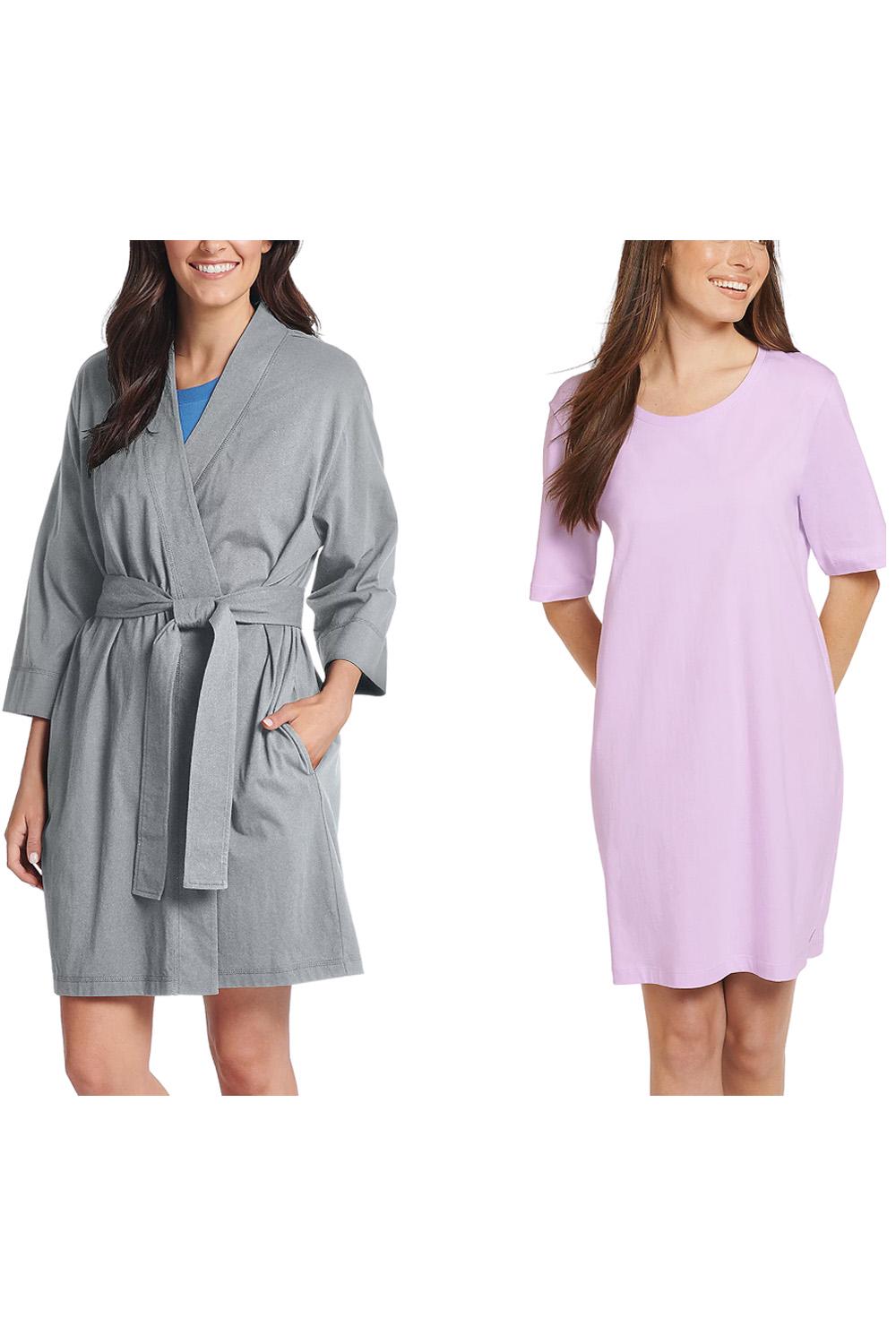 Jockey® Everyday Essentials 100% Cotton Long Robe