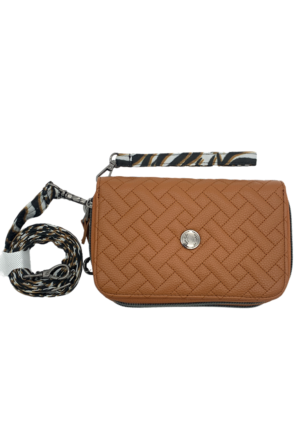 The Classic Cross-body Bag in Copper Leather