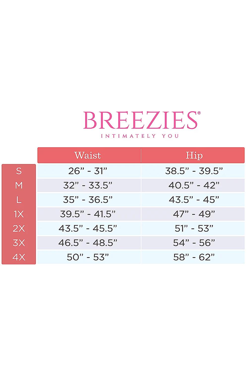 Breezies Seamless Smoothing Mid-Thigh Short Basic - Set of 4