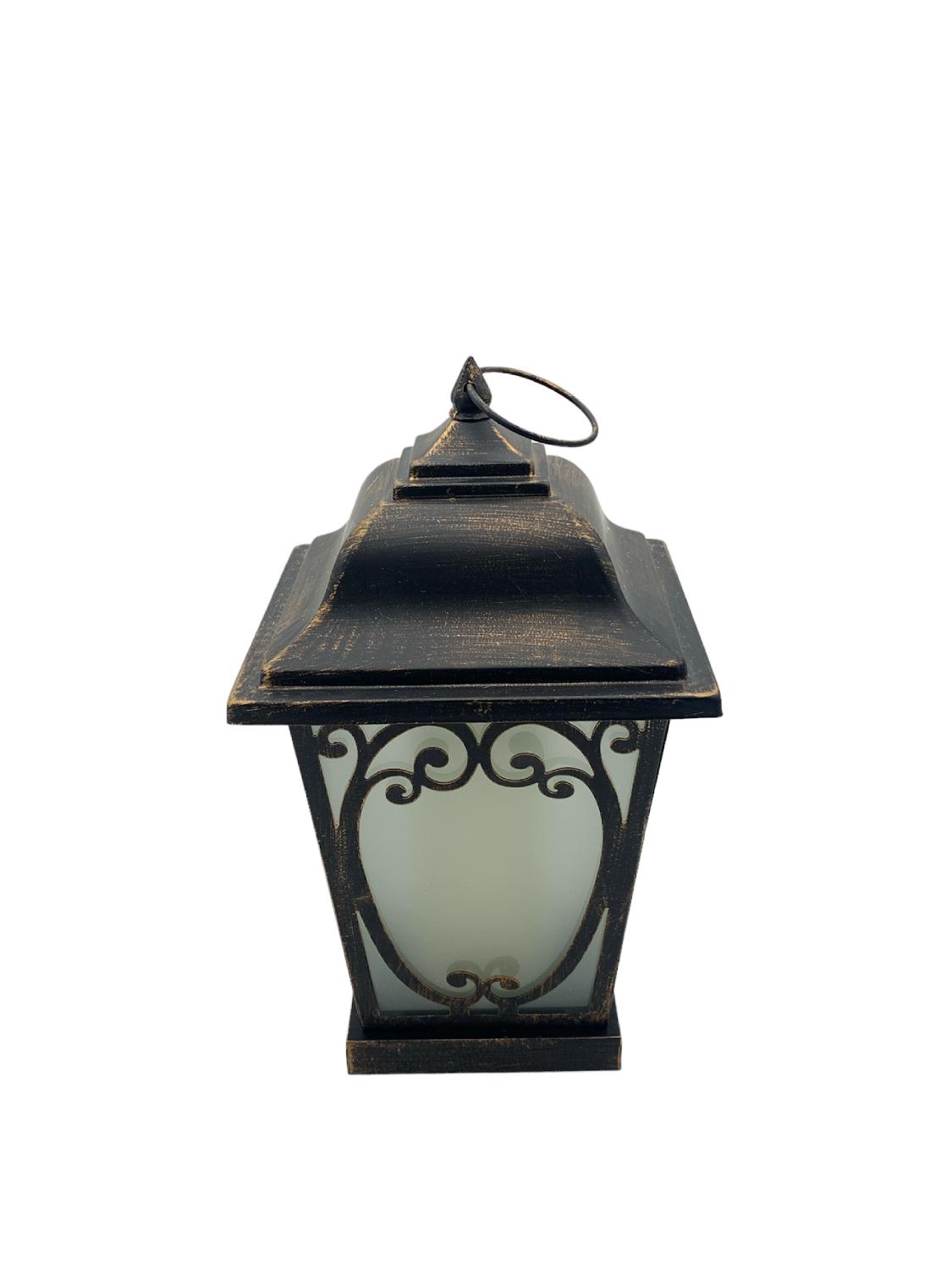 As Is Indoor/ Outdoor 14 Carriage Lantern with Candle 