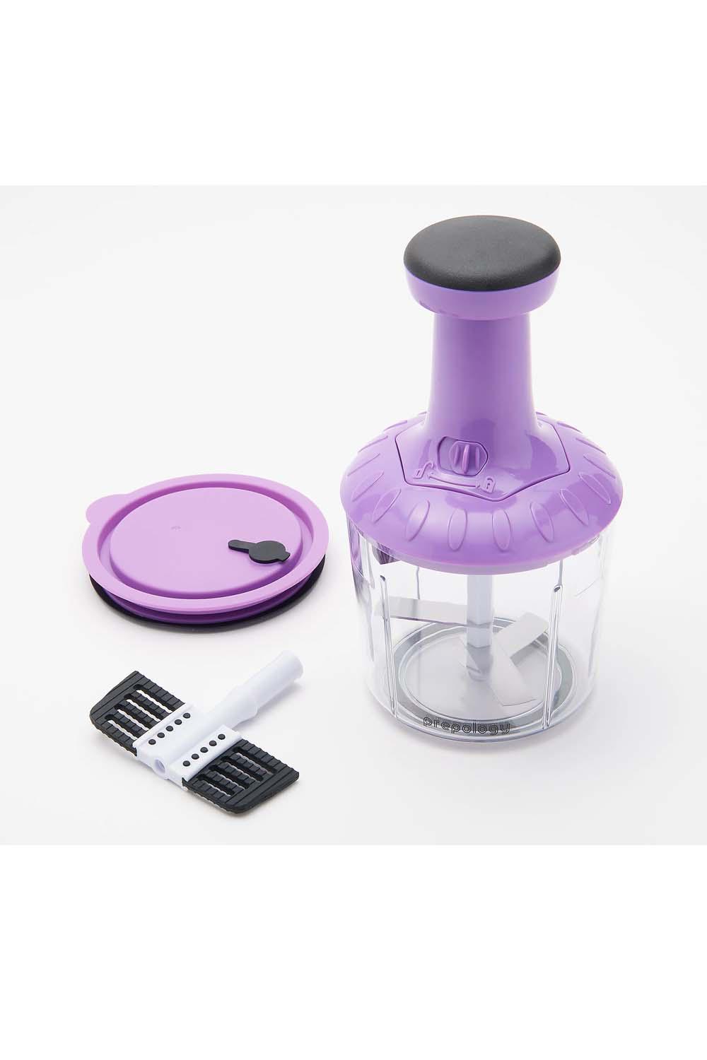 Prepology 4-Cup Press Chopper with Storage Lid - Picture 3 of 7
