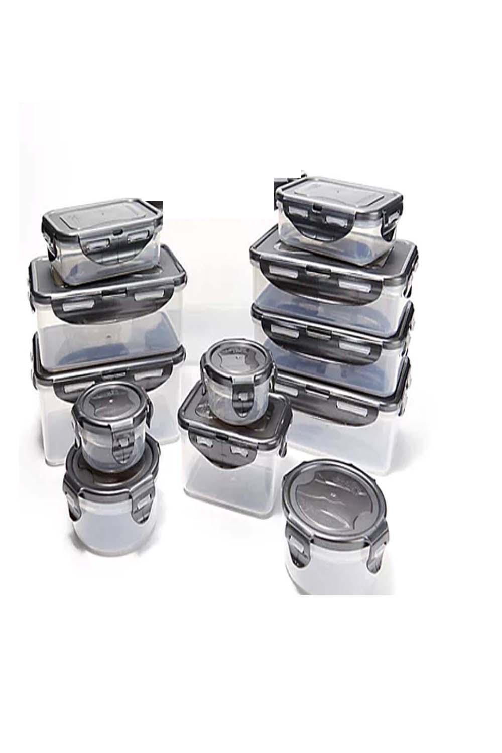 Copco - Clear & White Small 3-Piece Container Set with Lids