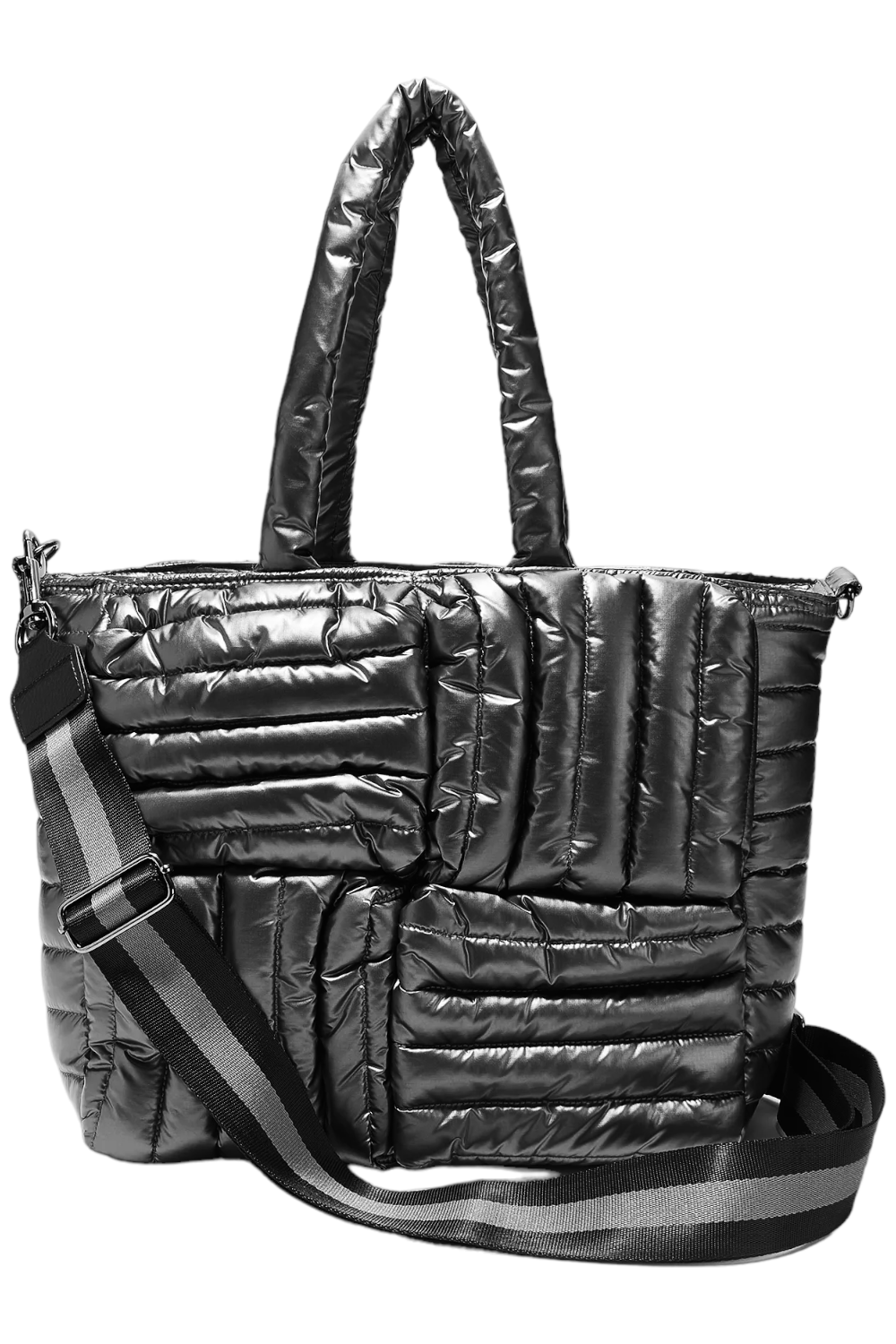 Think Royln Large Crisscross Quilted Tote - Le Marche 