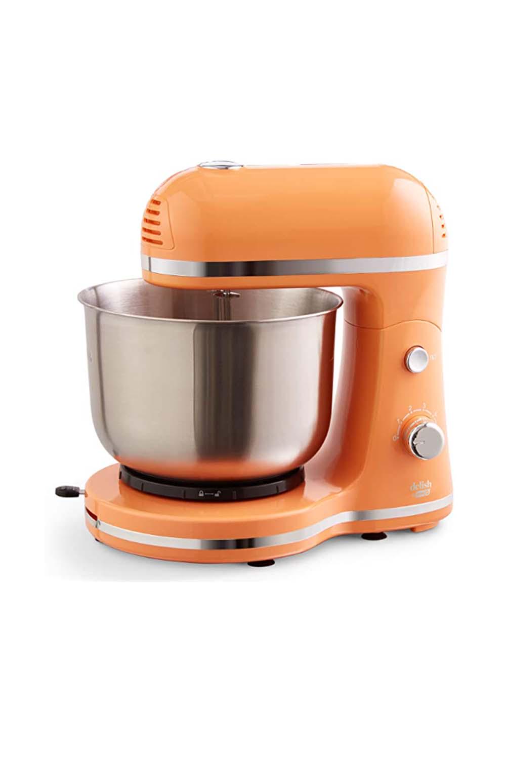 Delish by Dash Compact Stand Mixer, 3.5 Quart with Beaters & Dough Hooks Included - Blue