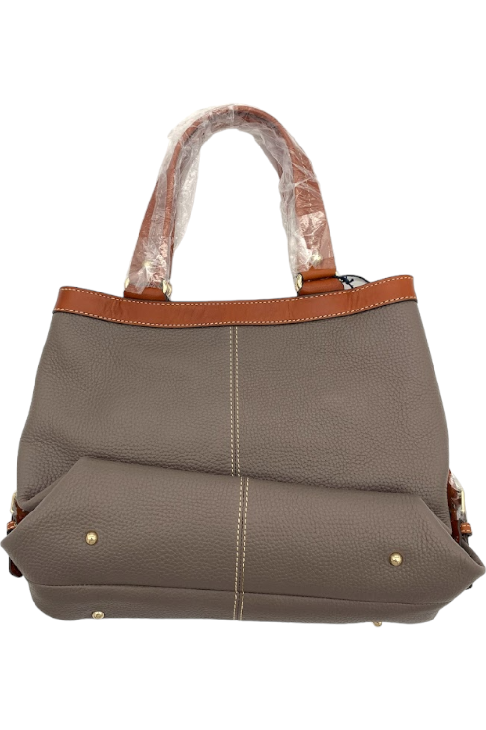 As Is Dooney & Bourke Pebble Leather Small Sara Bag 