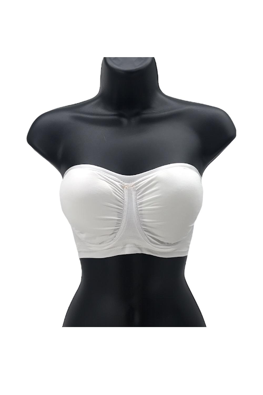 Angel Seamless Underwire Bandeau Bra with Removable Pads – Rhonda