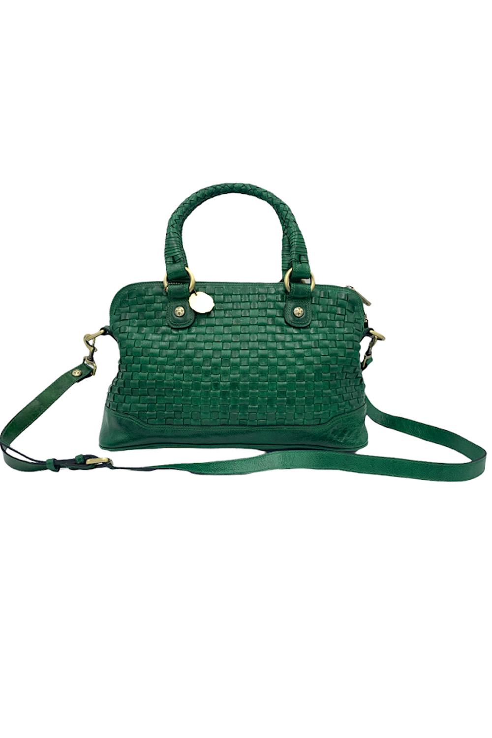 Deux Lux, Bags, Deux Lux Green Woven Large Hobo Purse