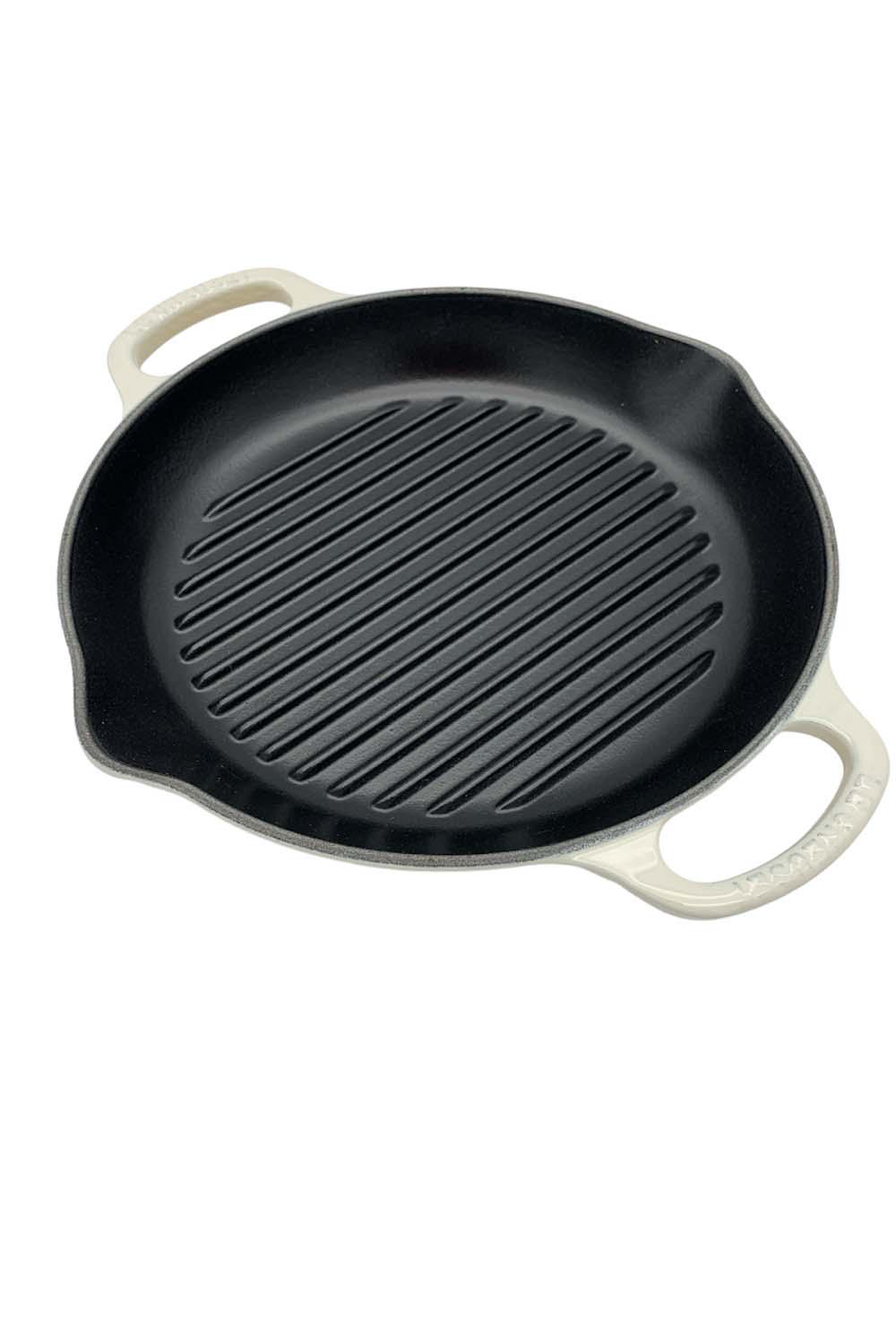 Le Creuset Enameled Cast Iron Signature Deep Round Grill | Oyster