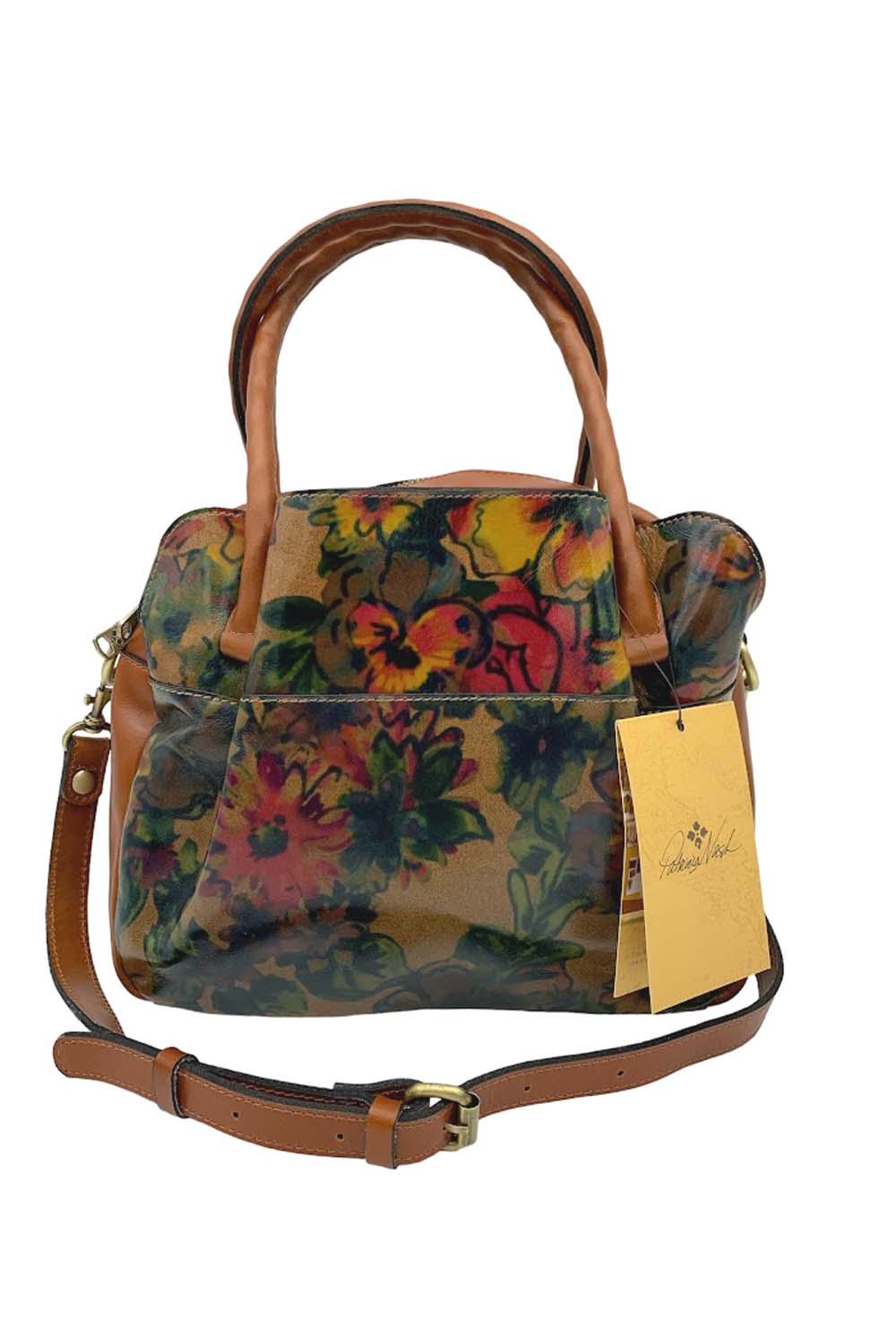 Patricia Nash Leather Ashford Satchel Summer Drawing Jender