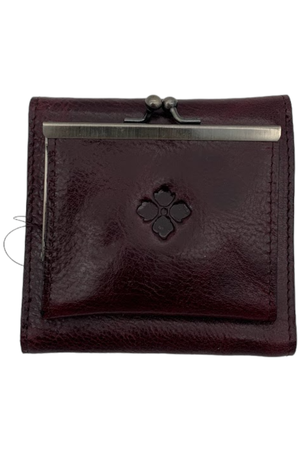 Patricia Nash Leather Reiti Bi-Fold Wallet Plum