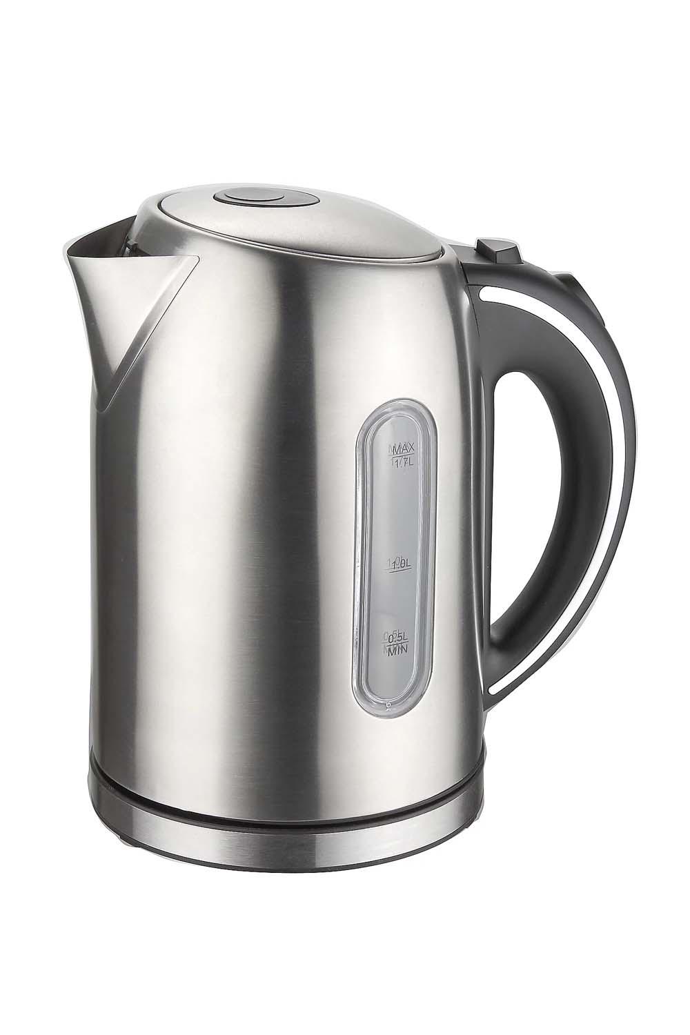 Retro 1.7-Liter Stainless Steel Electric Water Kettle, Aqua