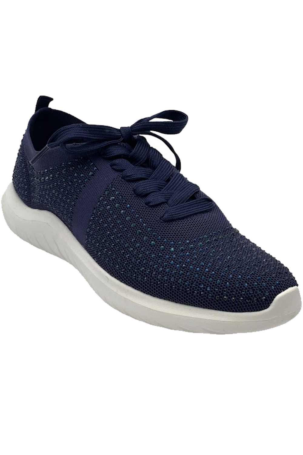 CLOUDSTEPPERS by Clarks Embellished Knit Sneakers Nova Spark Navy Jender