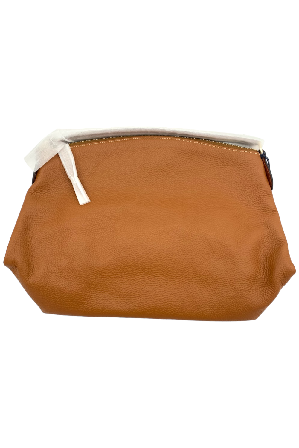 Dooney & Bourke Pebble Leather Large East/West Sac caramel color