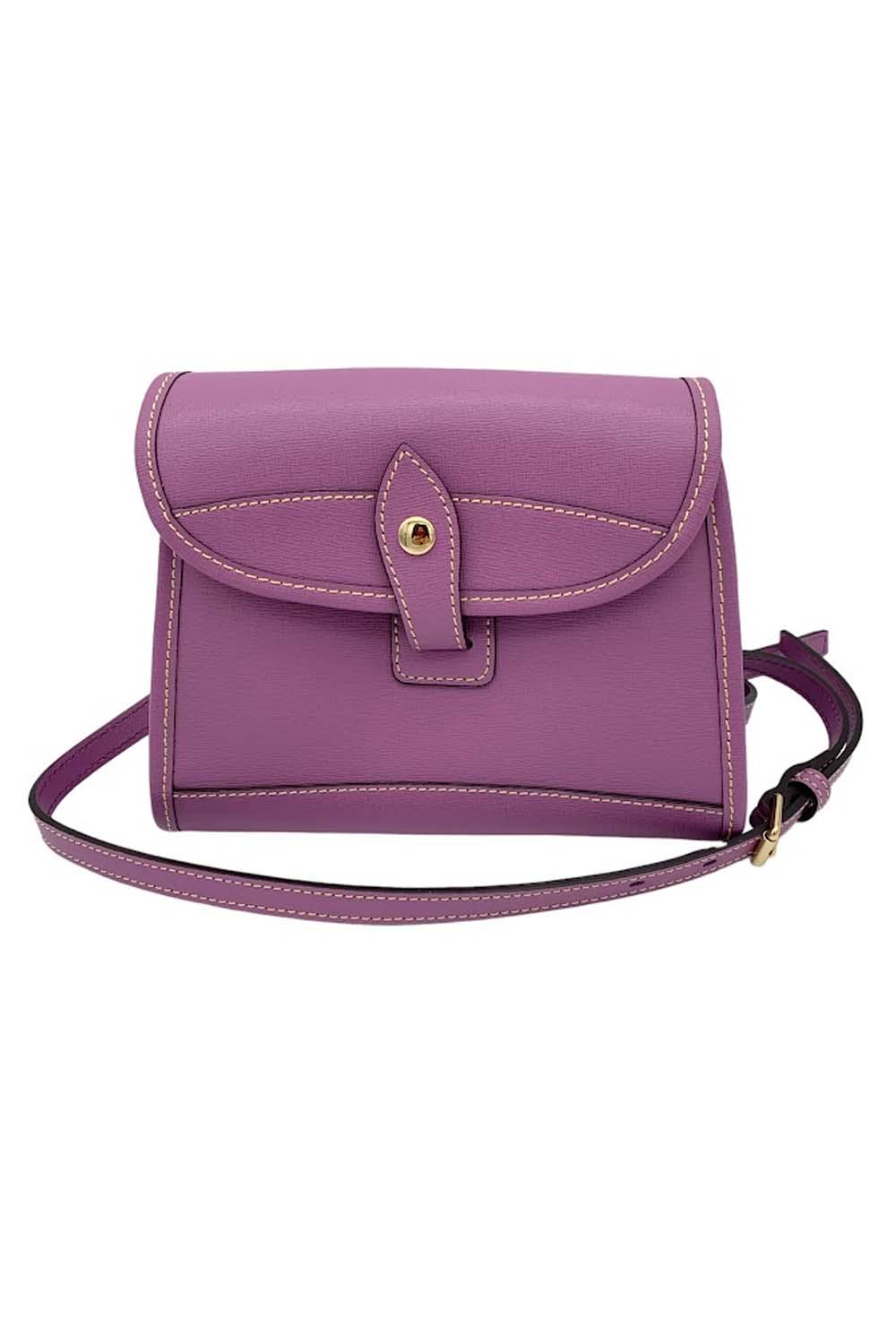 Dooney & Bourke Saffiano Zip Crossbody in Purple