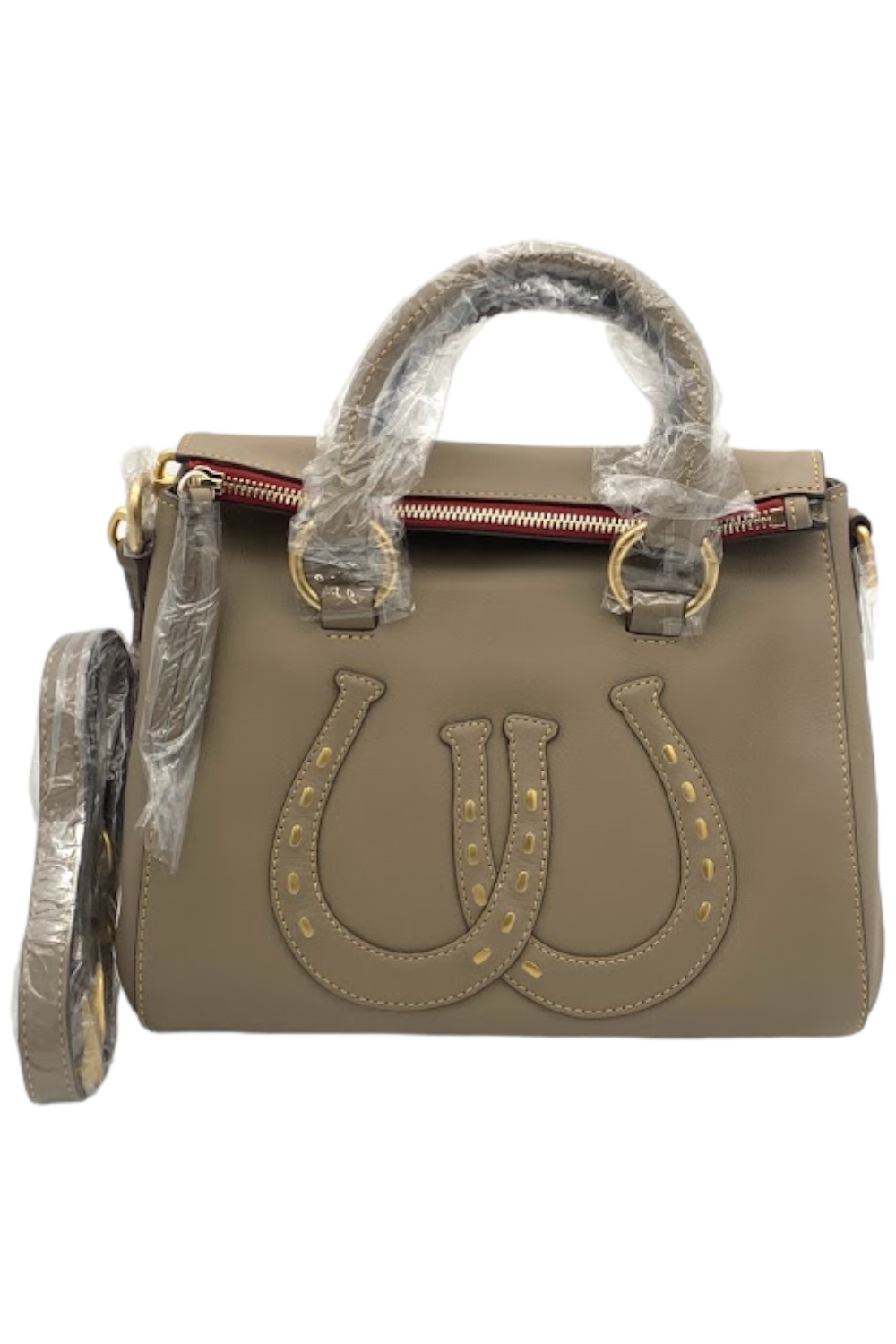 Dolce & Gabbana Small Sicily East West Leather Satchel in Natural