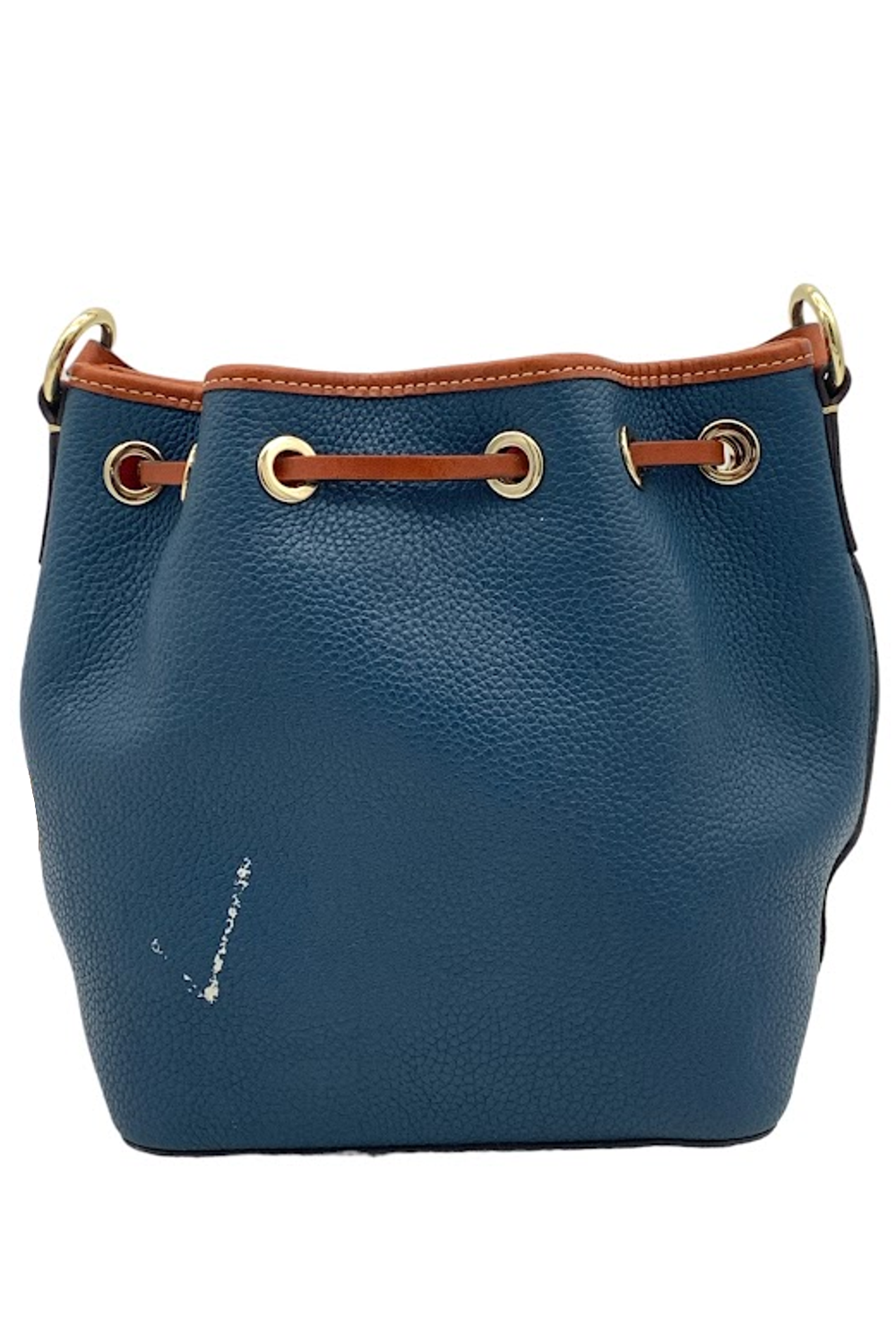 As Is Dooney & Bourke Pebble Leather Drawstring with Pouch 