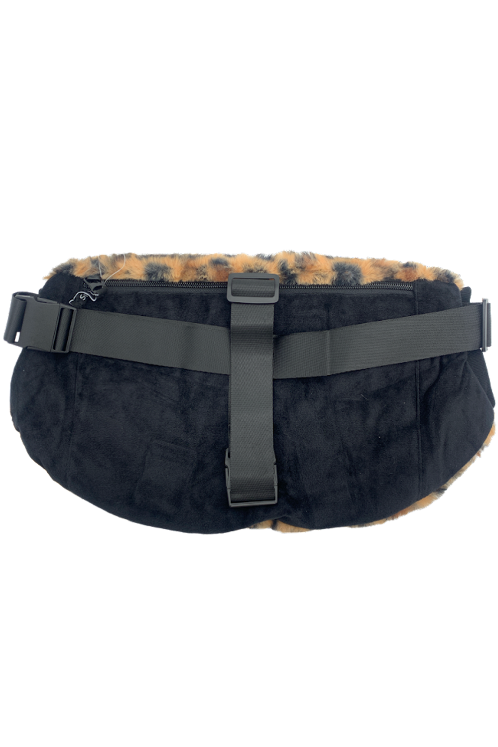 Sprigs Adjustable Faux Fur Hand Muff Belt Bag with Extender