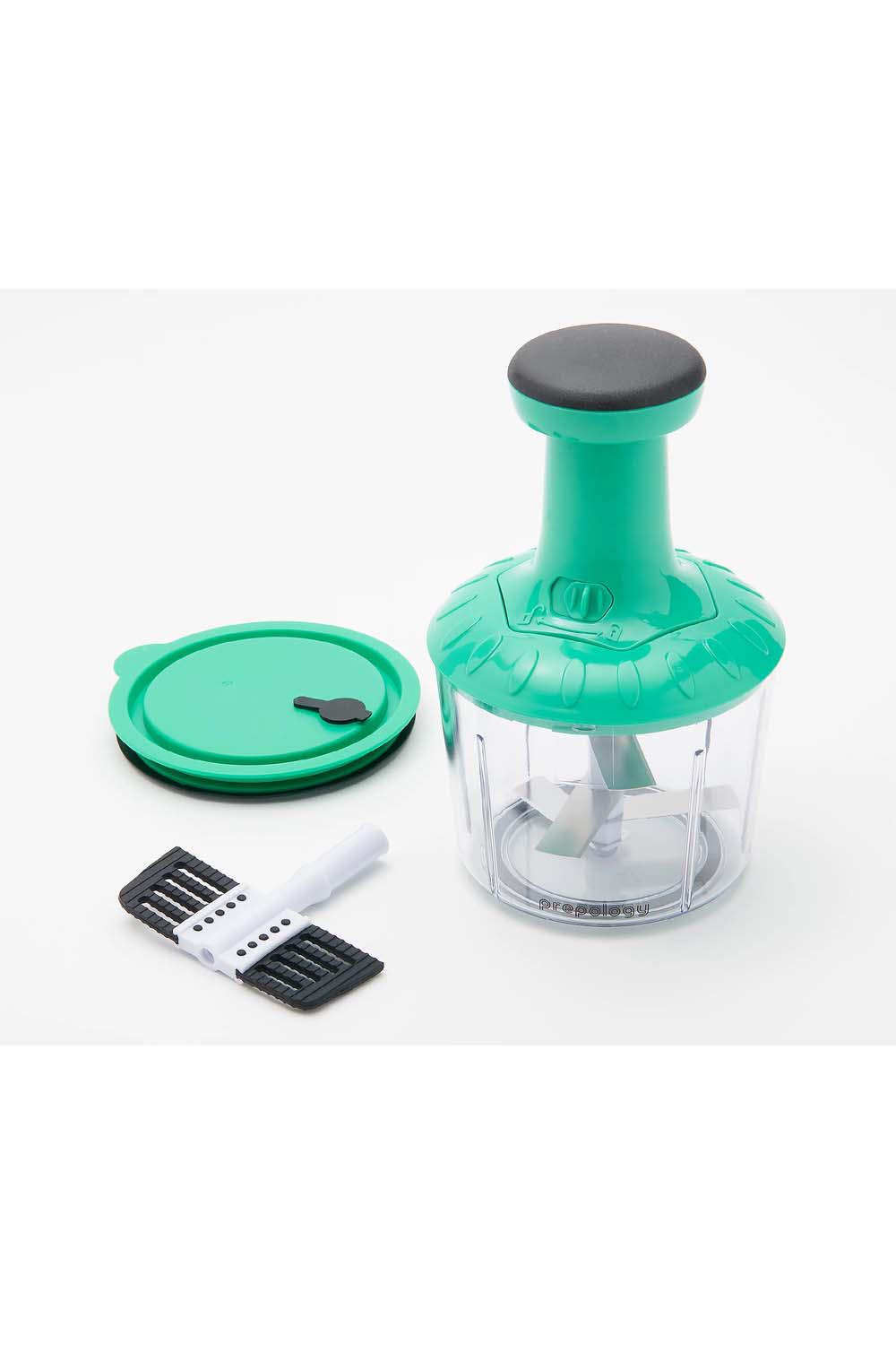 Prepology 4-Cup Press Chopper with Storage Lid - Picture 1 of 7