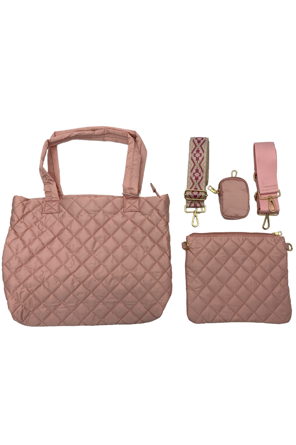 Think Royln Colorblock Tote & Crossbody Bundle - The Metro 