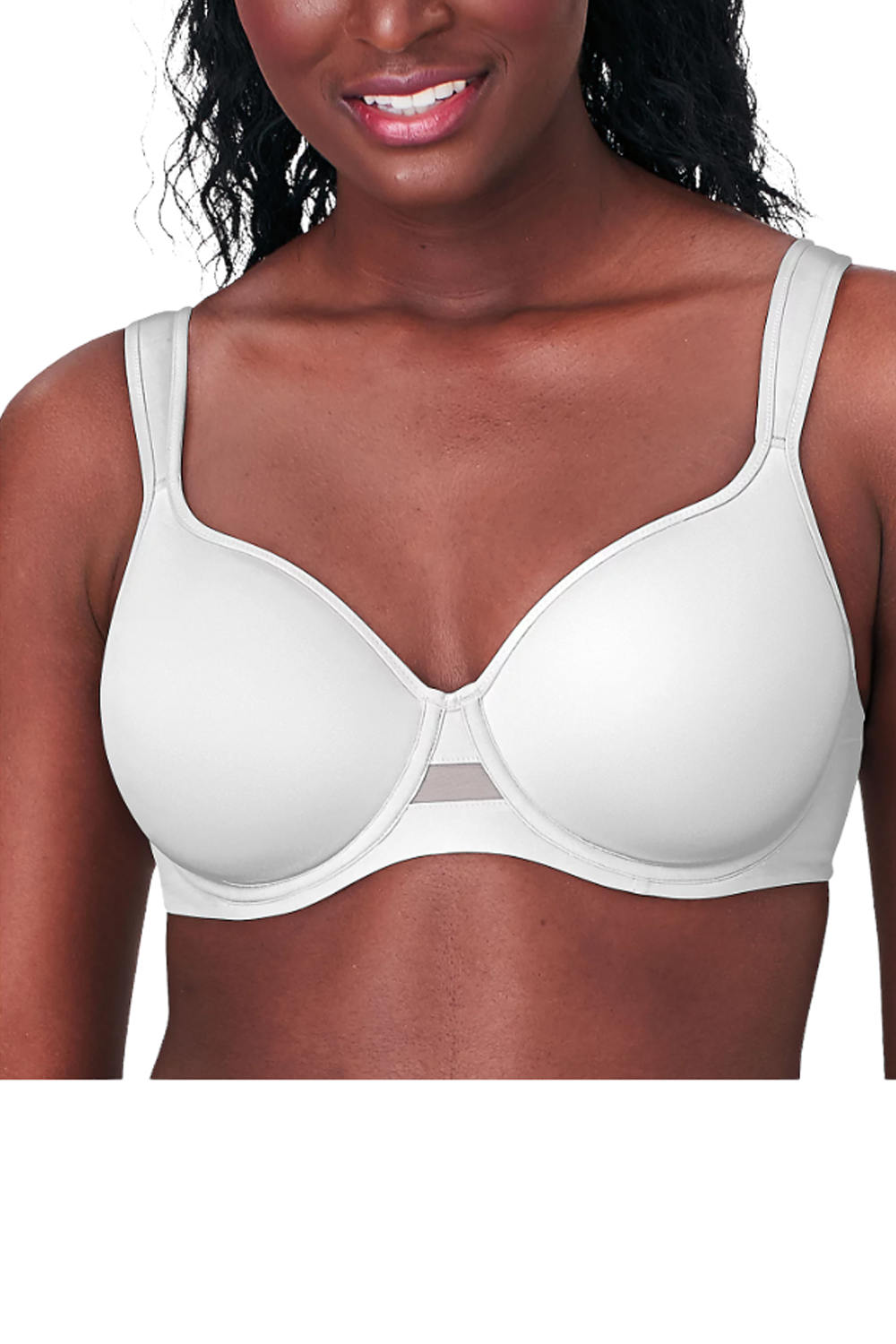 Bali Passion for Comfort Breathable Minimizer Bra White Jender