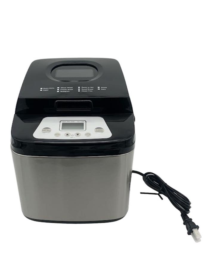 Cook's Essentials 850 1.5-lb Stainless Steel Bread Maker Black
