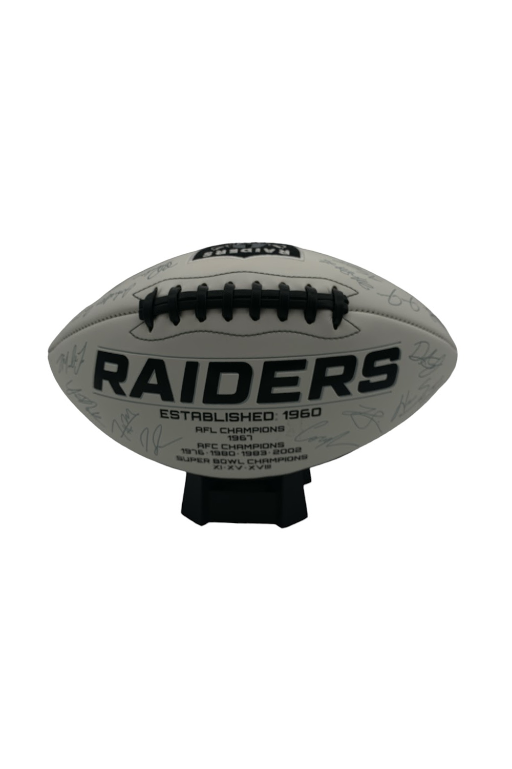 NFL 2021 Special Edition Team Roster Signature Ball with Stand