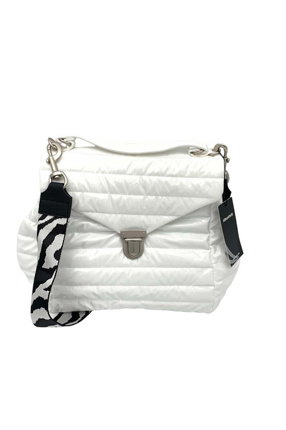 Think Royln Large Top Handle Crossbody The Evelyn White -B