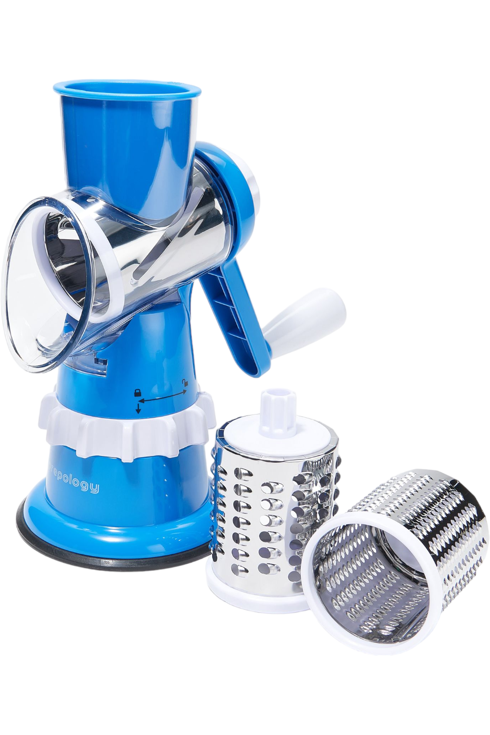 Kitchen HQ Speed Grater and Slicer with Suction Base Open Box 