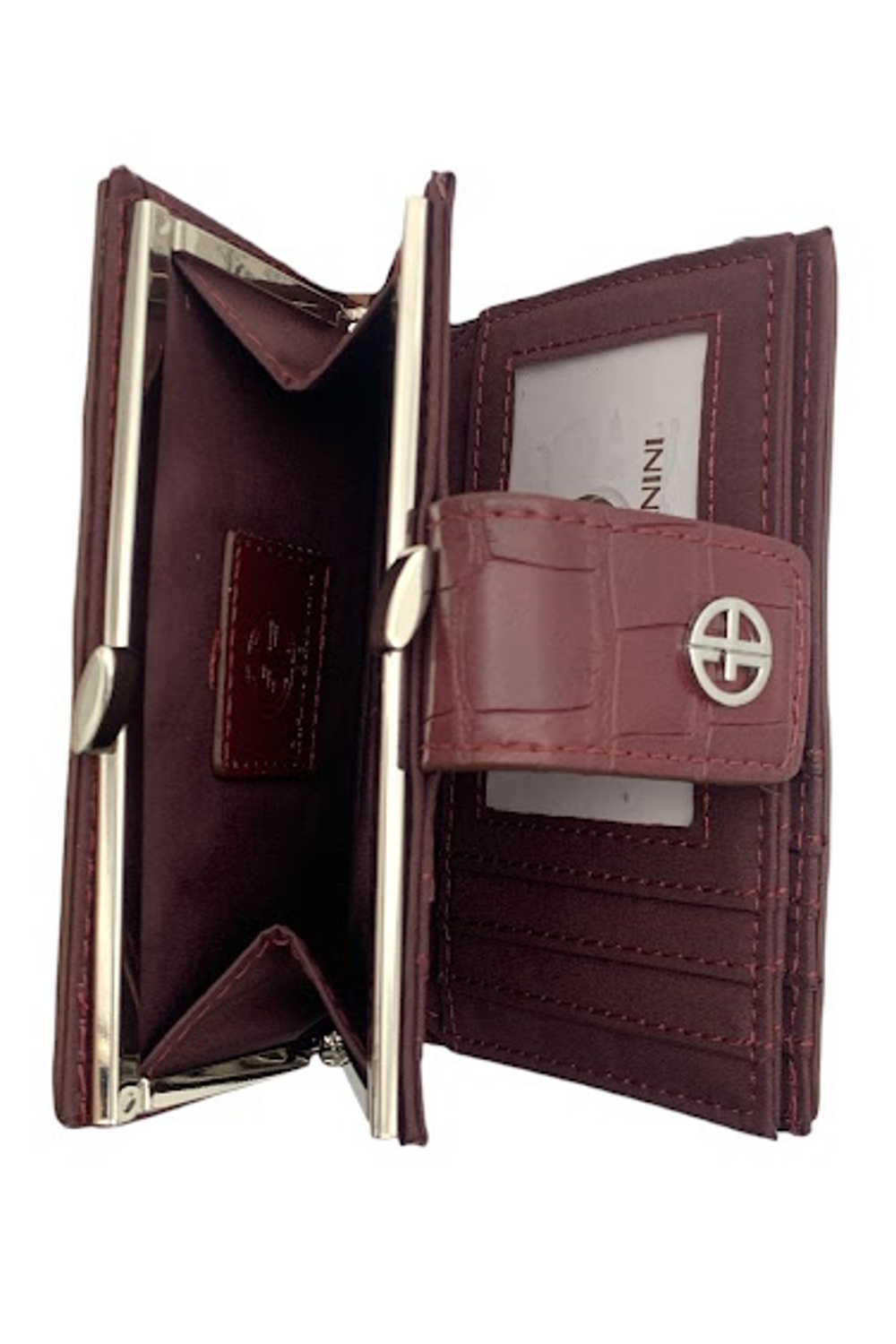 Giani Bernini Framed Indexer Wallet, Created for Macy's - Wine