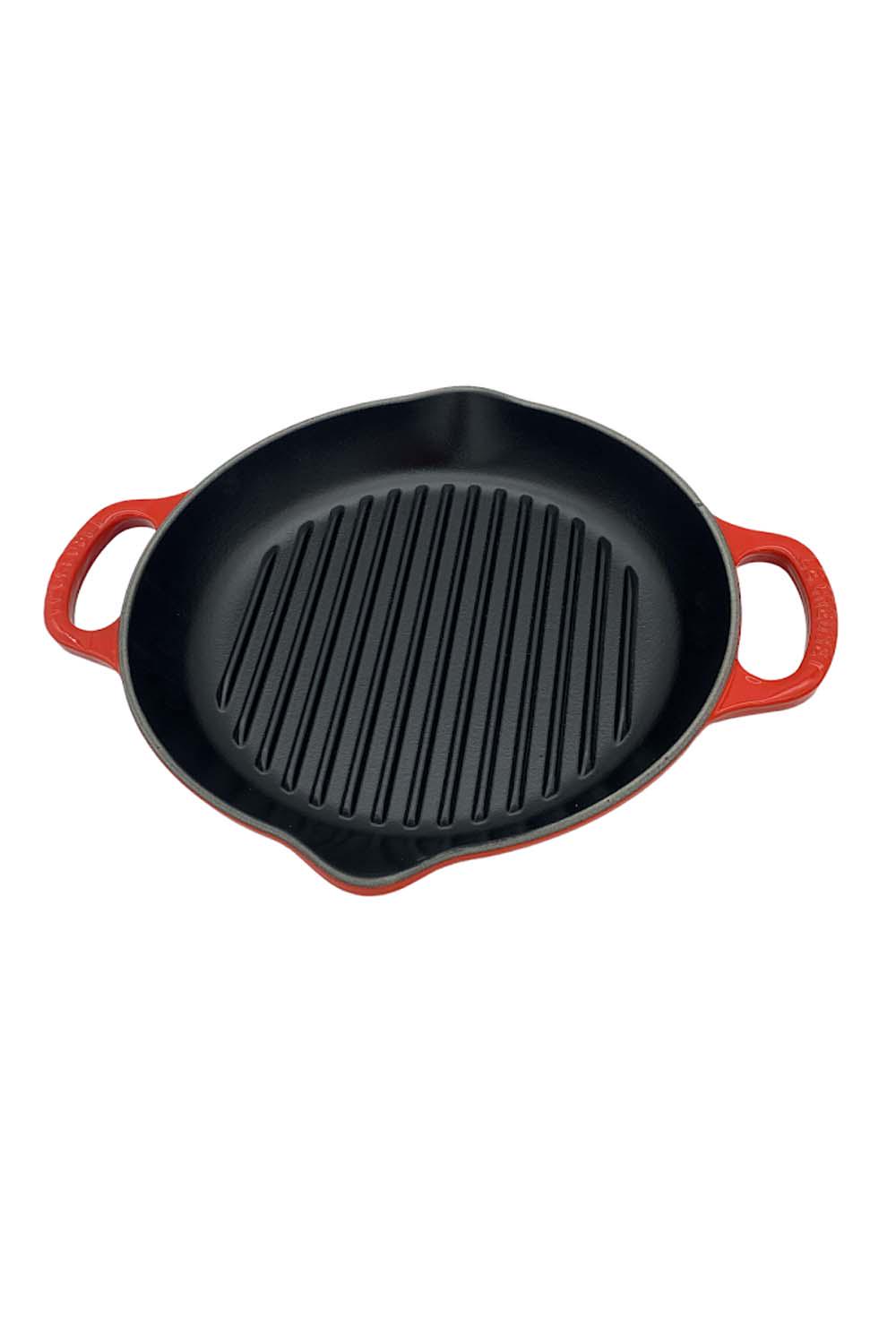 Le Creuset Cerise 9.75 Cast Iron Deep Grill Pan One-Size