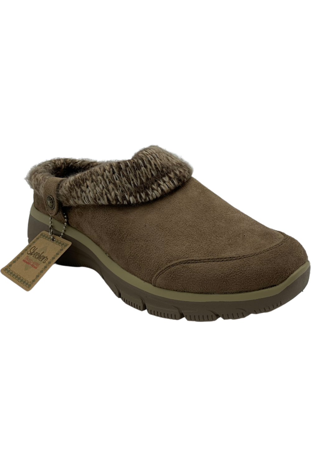 Skechers Easy Going Water Repellent Clogs Good Duo Taupe Jender