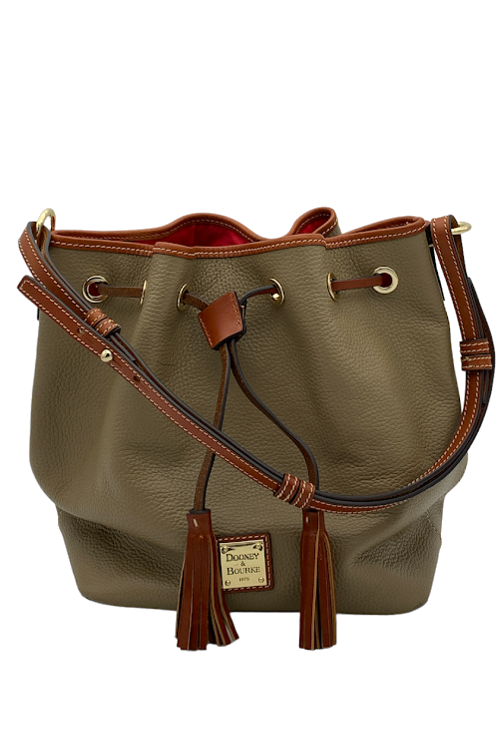 Dooney & Bourke, Bags, Dooney Bourke Drawstring Leather Bag