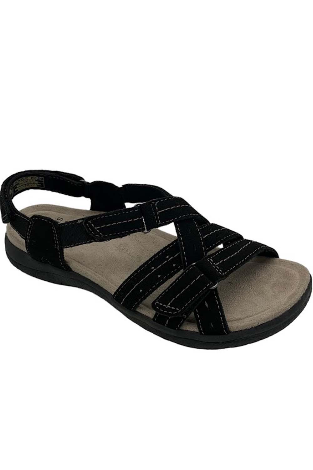 Earth Origins Suede Sport Sandals Sammie Black Jender