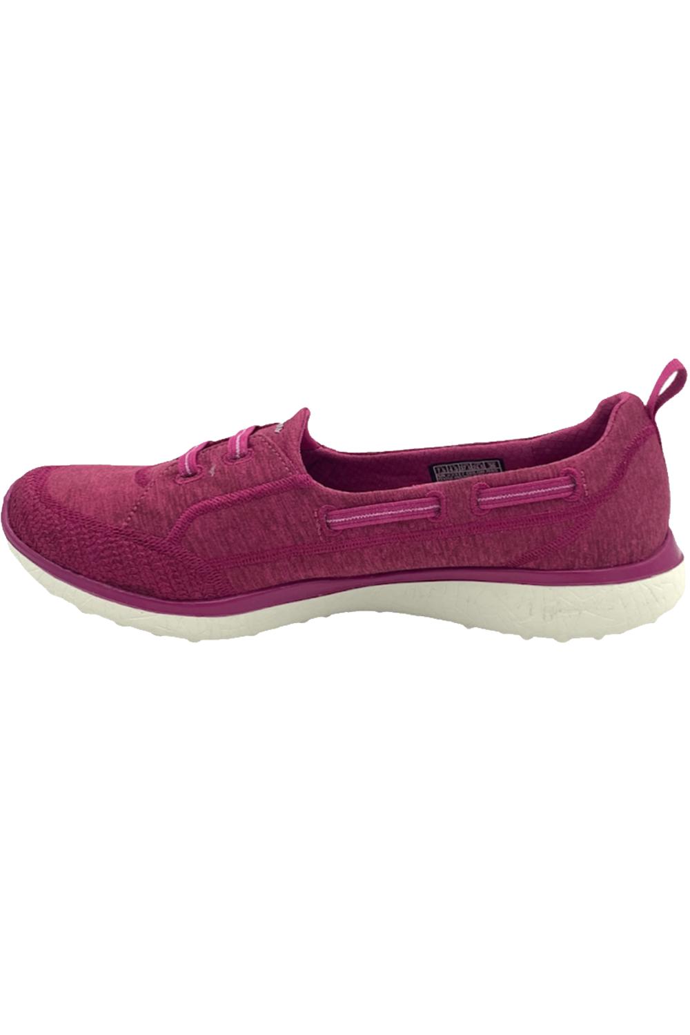 Skechers Microburst Bungee Slip-On Shoes Raspberry | Jender