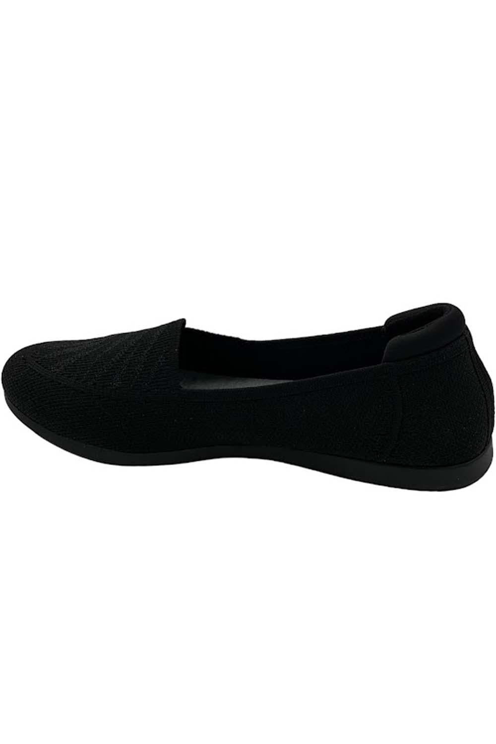 Clarks Cloudsteppers Washable Knit Loafers Carly Star Black | Jender