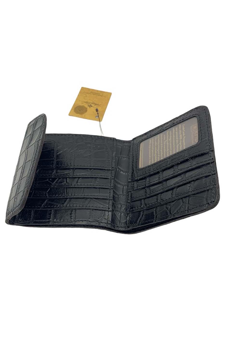 Patricia Nash Leather Reiti Bi-Fold Wallet Plum