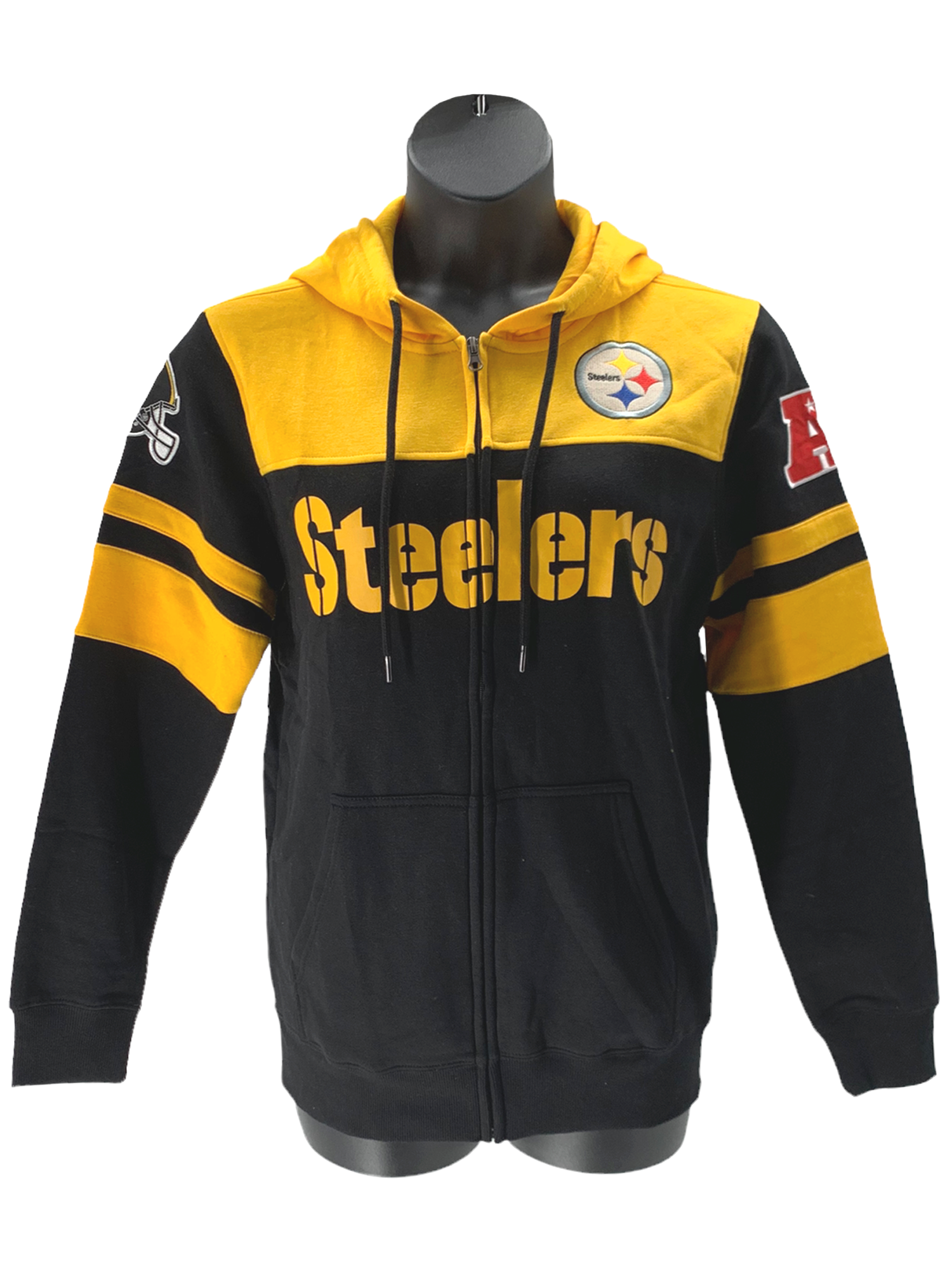 Fanatics Steelers Women's Plus Primary Logo Full Zip Hoodie - 2x