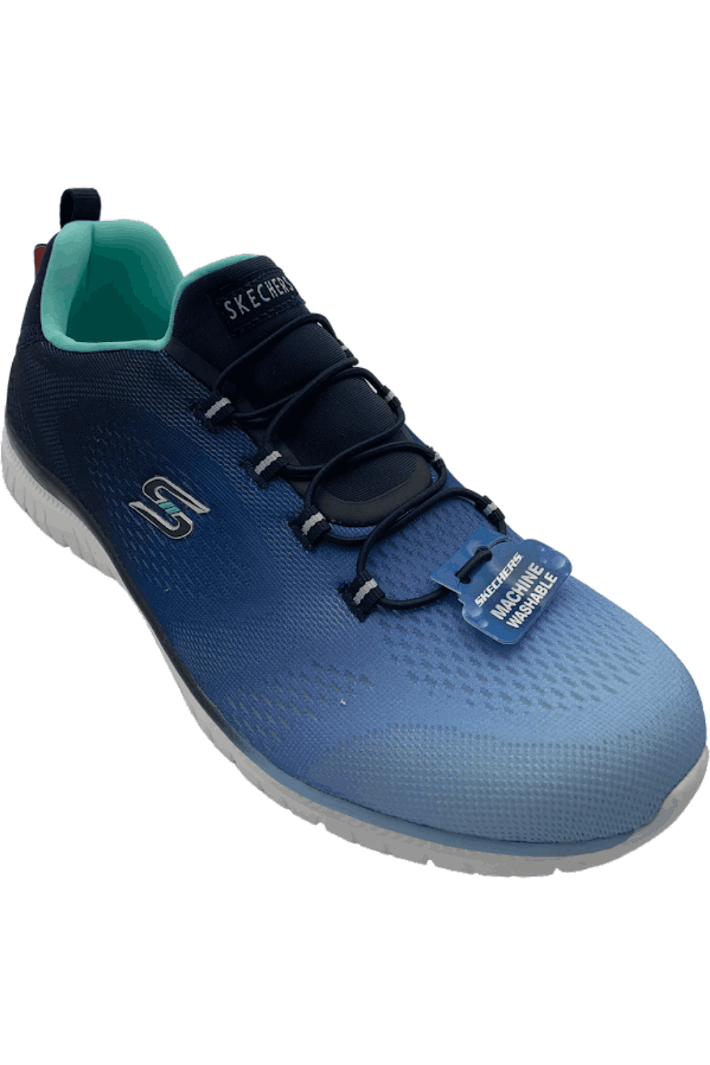 Skechers Slip-On Bungee Sneakers Pure Radiance Blue | Jender
