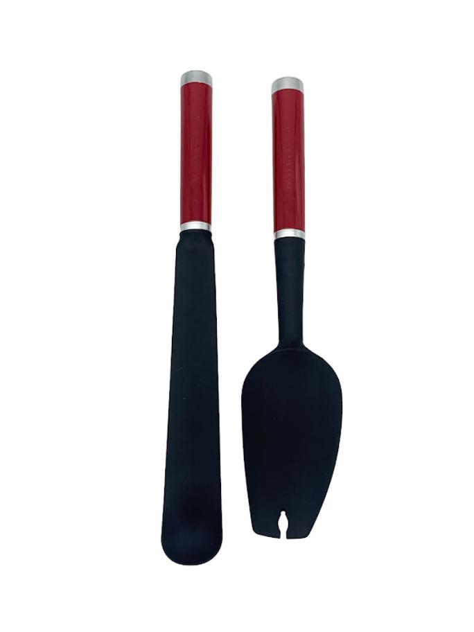 As Is KitchenAid 2-Piece Classic Silicone Spatula Set 