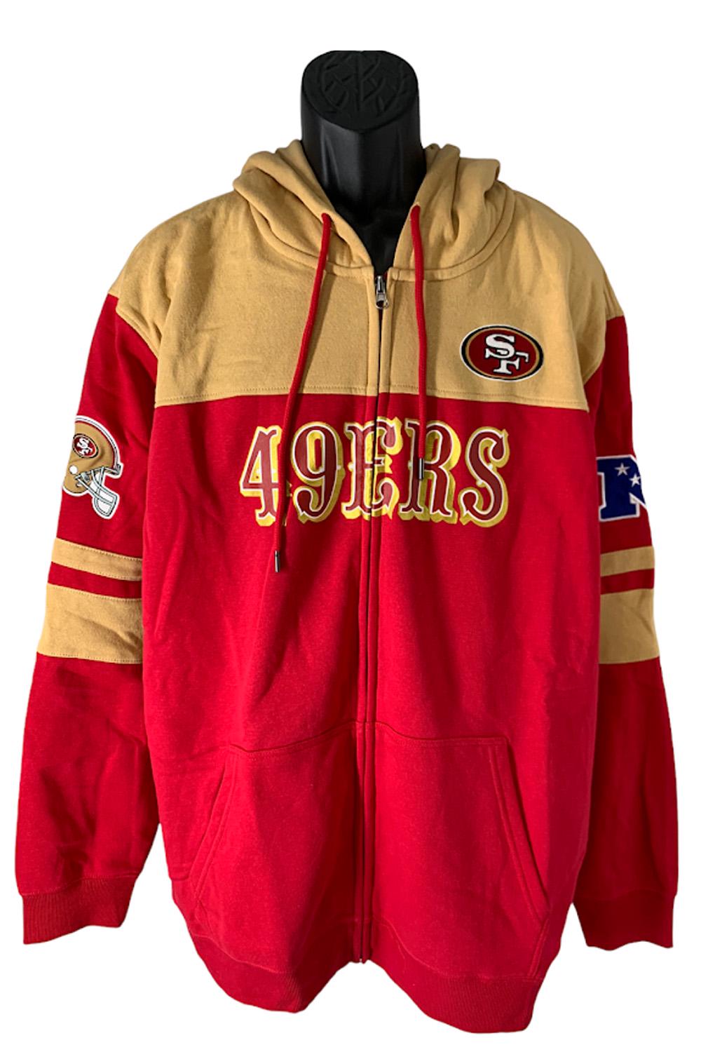 As Is NFL Full Zip Color Blocked Hoodie Hoodie 